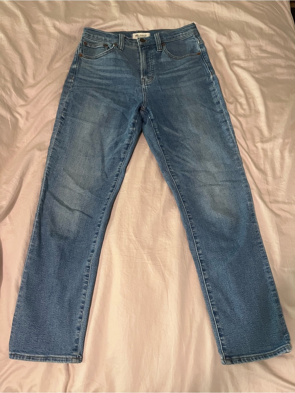 Classic Women's Blue Straight-Leg Jeans - Madewell